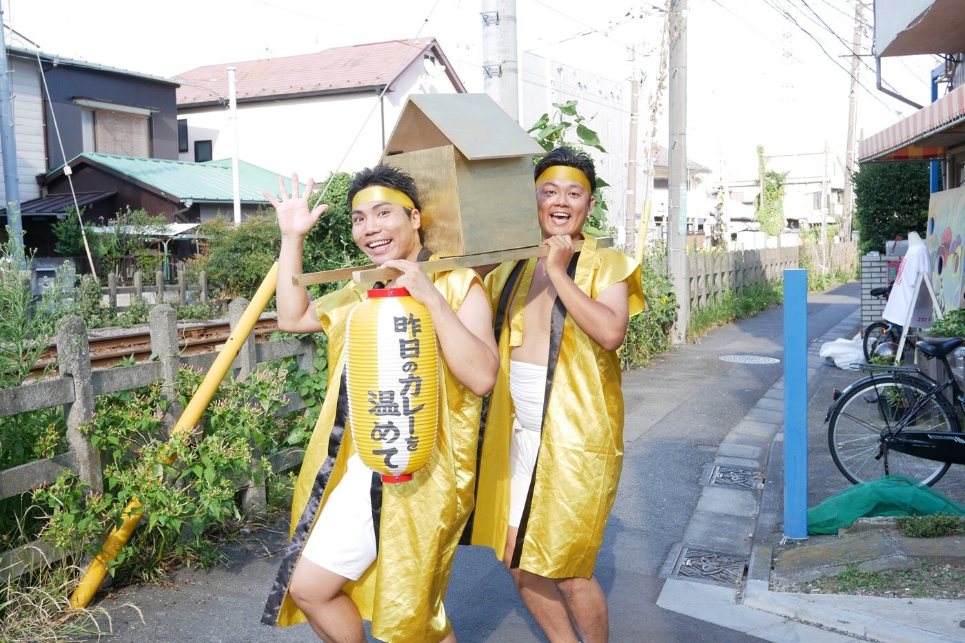 昨日のカレーを温めて.jpg