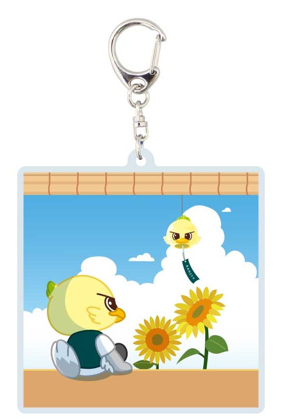 ガミティのなつやすみアクリルキーホルダー.jpg