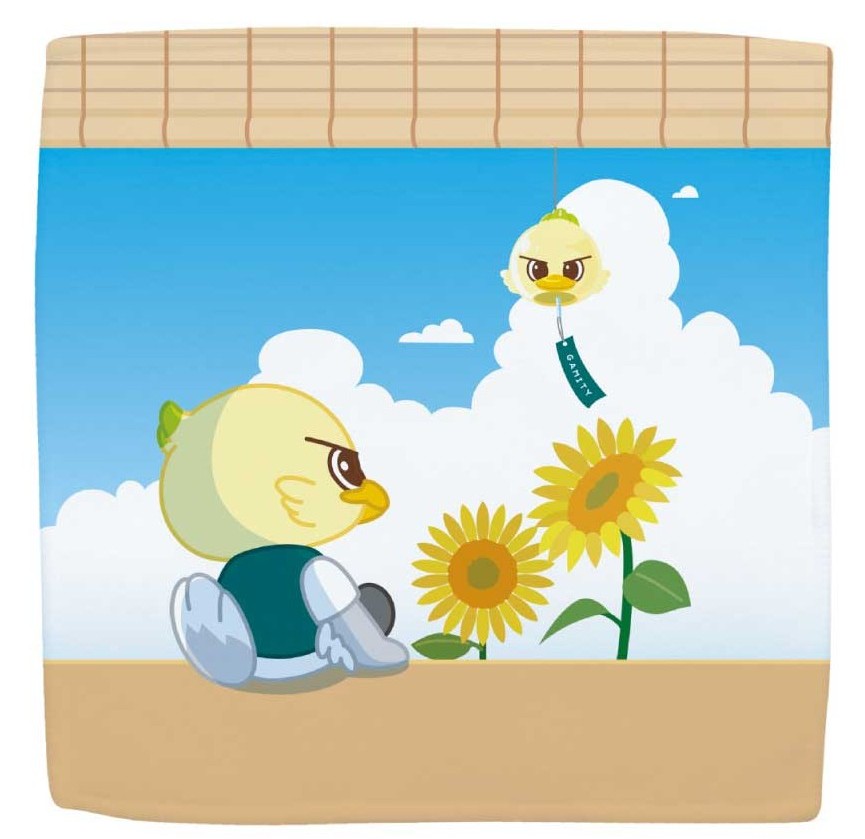 ガミティのなつやすみハンドタオル.jpg