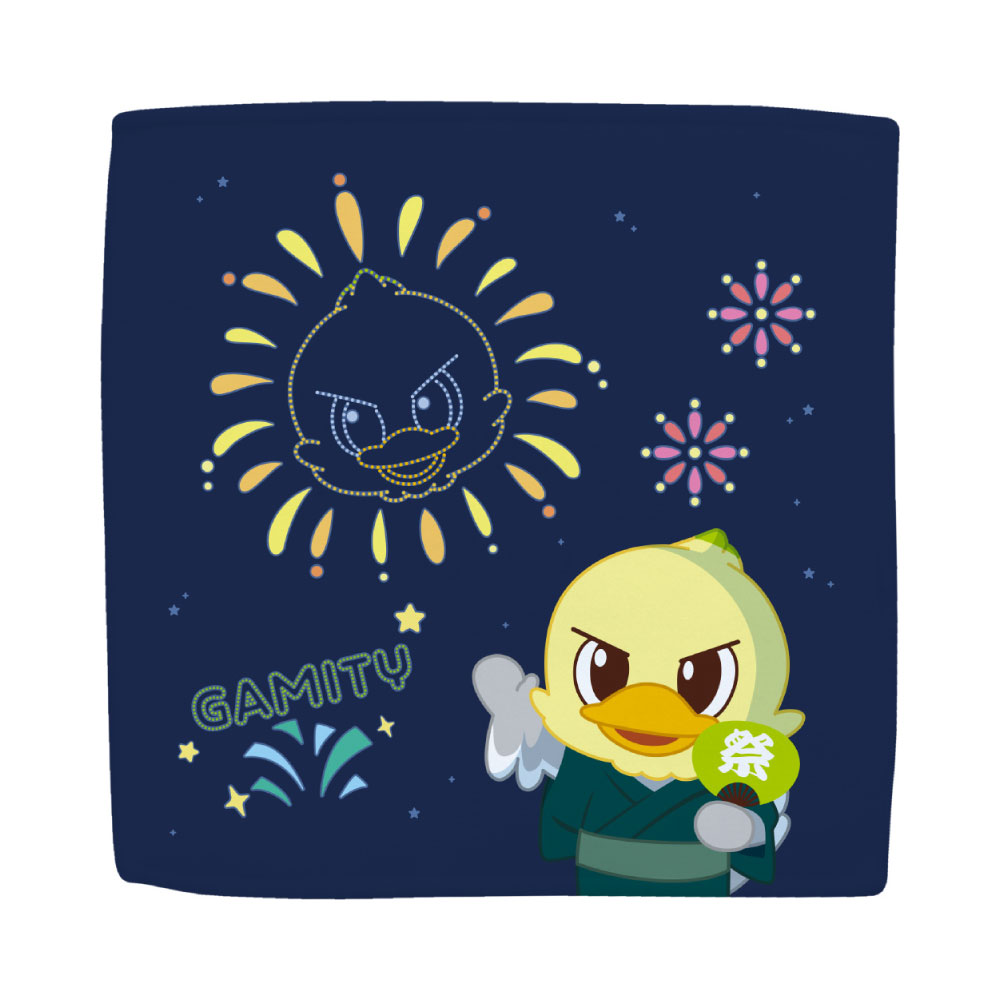 ハンドタオル（ガミティと花火大会）.jpg